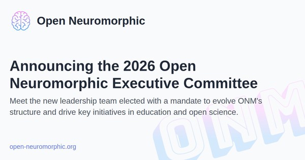 Social share preview for Announcing the 2026 Open Neuromorphic Executive Committee
