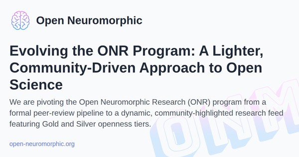 Social share preview for Evolving the ONR Program: A Lighter, Community-Driven Approach to Open Science