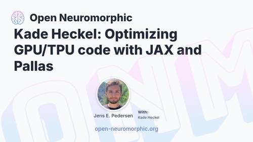 Kade Heckel: Optimizing GPU/TPU code with JAX and Pallas