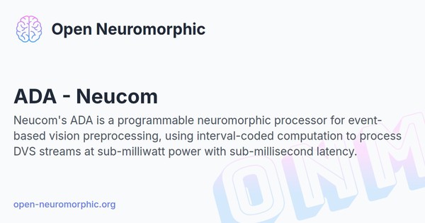 Social share preview for ADA - Neucom