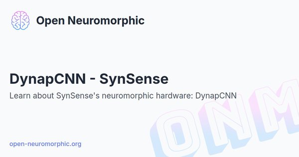 Social share preview for DynapCNN - SynSense