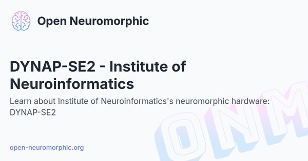 Social share preview for DYNAP-SE2 - Institute of Neuroinformatics