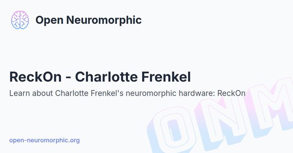 Social share preview for ReckOn - Charlotte Frenkel