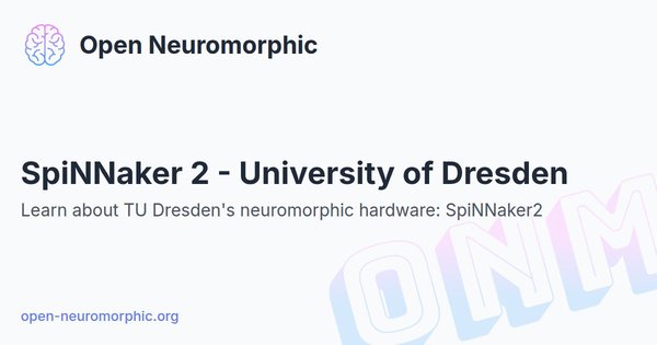 Social share preview for SpiNNaker 2 - University of Dresden