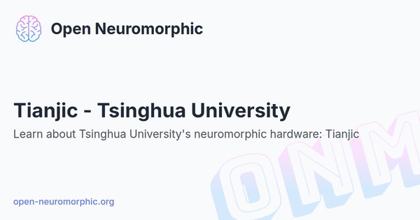 Social share preview for Tianjic - Tsinghua University