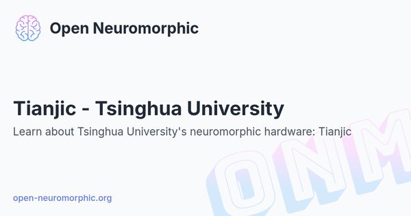 Social share preview for Tianjic - Tsinghua University
