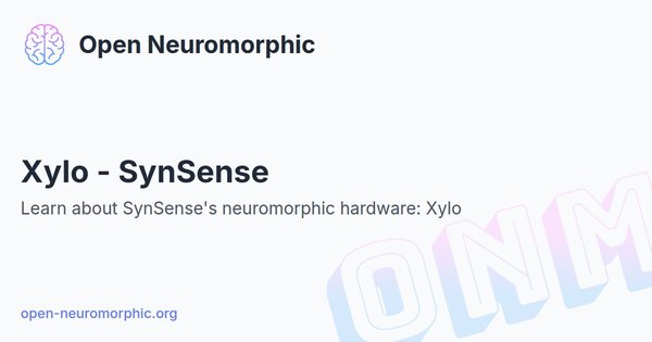 Social share preview for Xylo - SynSense