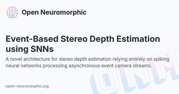 Social share preview for Event-Based Stereo Depth Estimation using SNNs