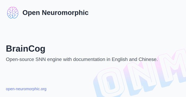 Social share preview for BrainCog
