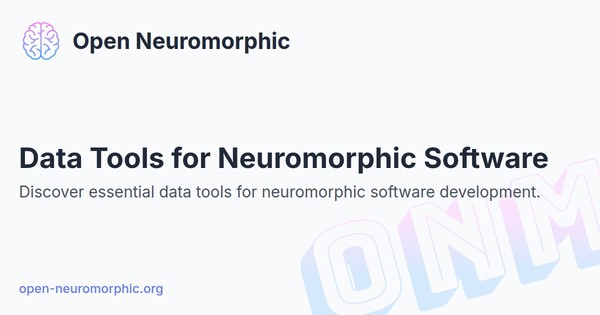 Social share preview for Data Tools for Neuromorphic Software