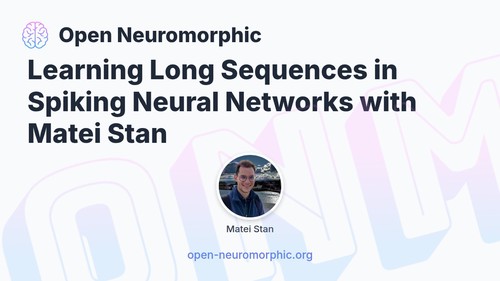 Learning Long Sequences in Spiking Neural Networks with Matei Stan