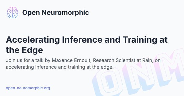 Social share preview for Accelerating Inference and Training at the Edge