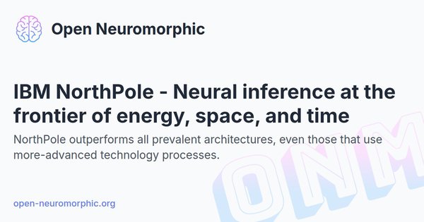 Social share preview for IBM NorthPole - Neural inference at the frontier of energy, space, and time